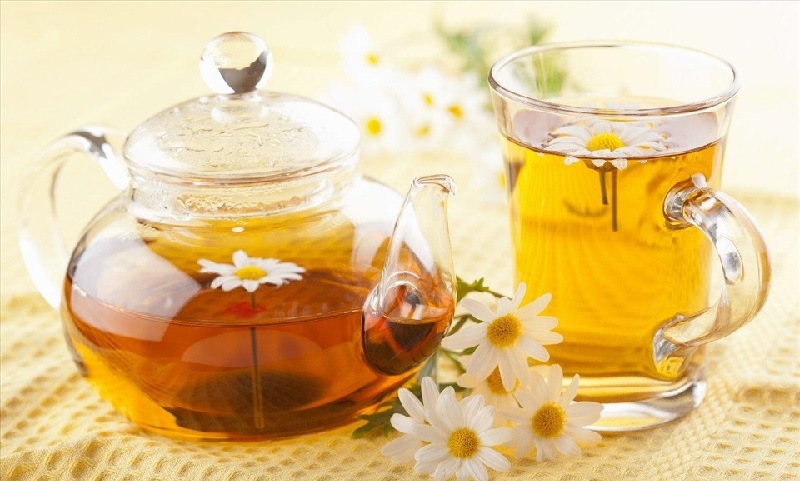 trà hoa cúc chữa viêm hang vị dạ dày