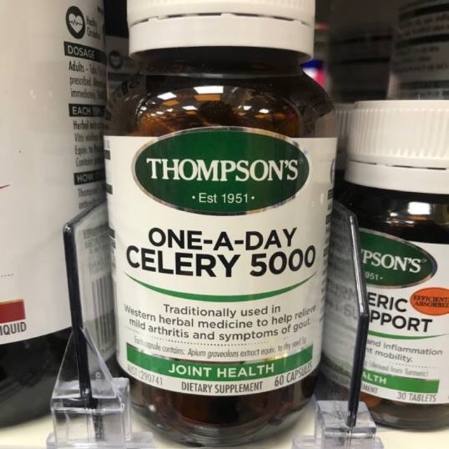 Viên uống Thompson's Celery trị bệnh gout của Úc